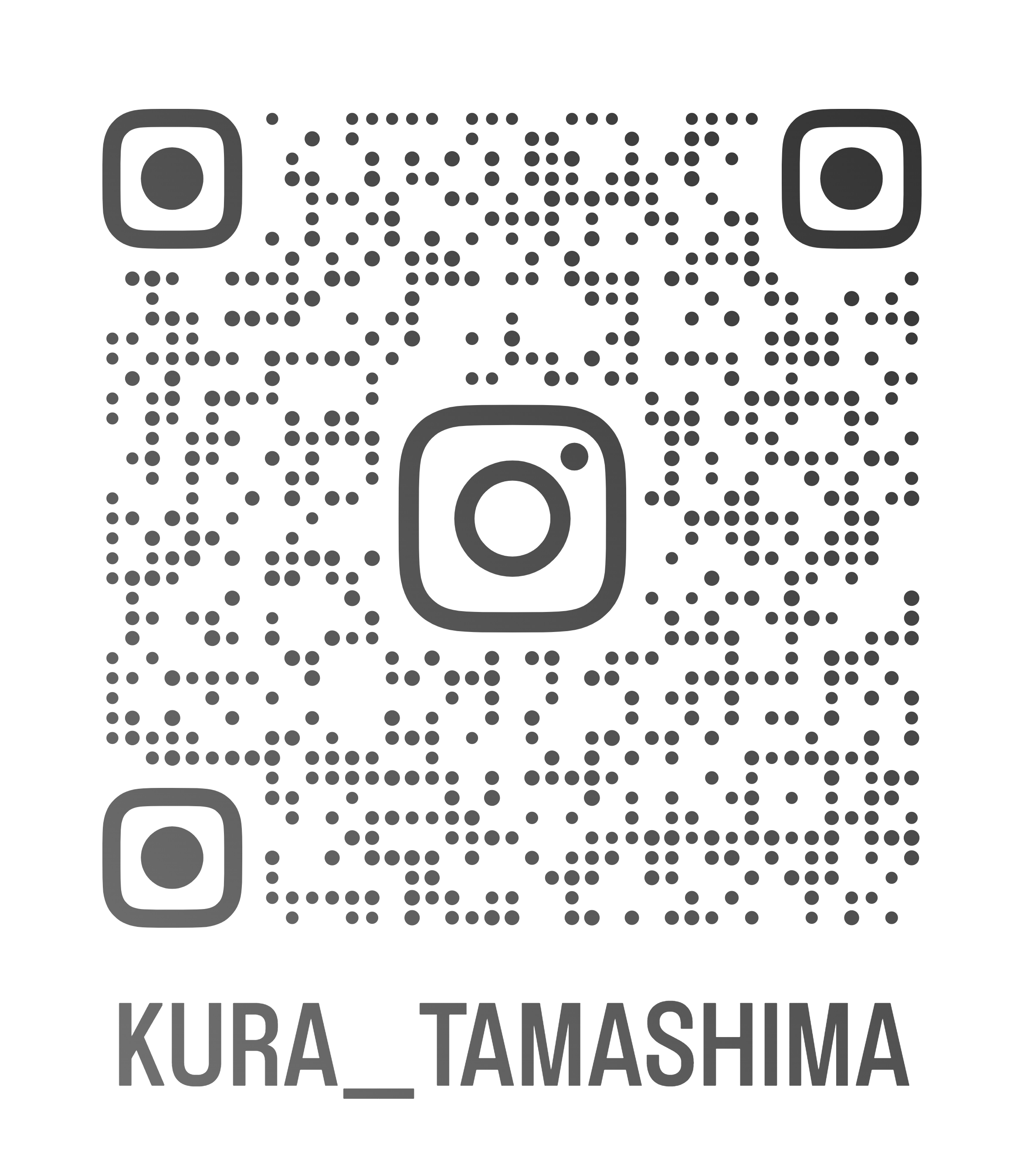 日本料理 蔵のInstagramのQRコード